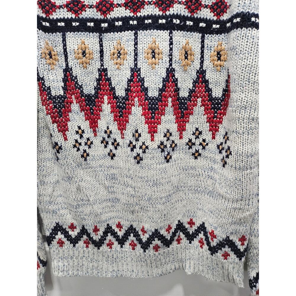 Vintage 90's Christopher Rand Acrylic Sweater Grandpa Grandpacore Size L - Picture 5 of 16